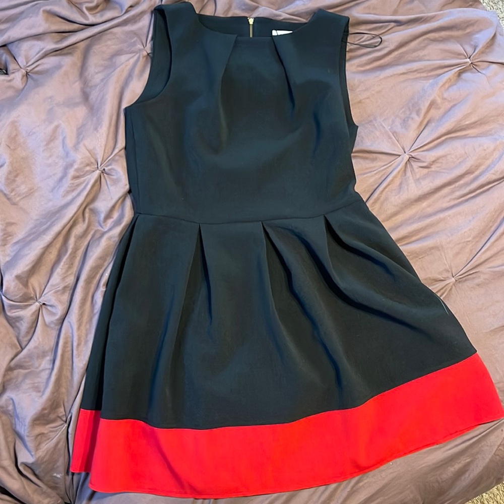 Black + Red Dress